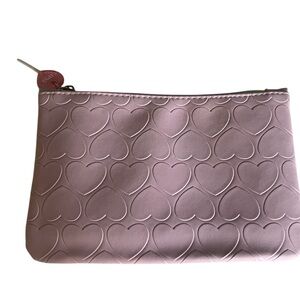 4/$12. Ipsy Quilted Cosmetic Bag with Heart Embossing
